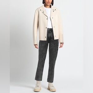 Maje Charcoal Straight Leg Jeans